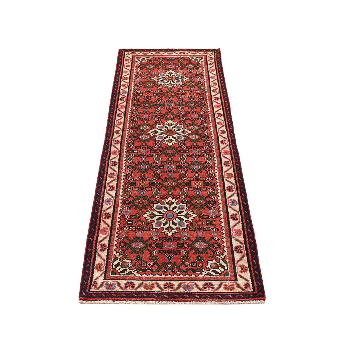 Tapis de couloir Tapis persan - Nomadic - 192 x 71 cm - rouge