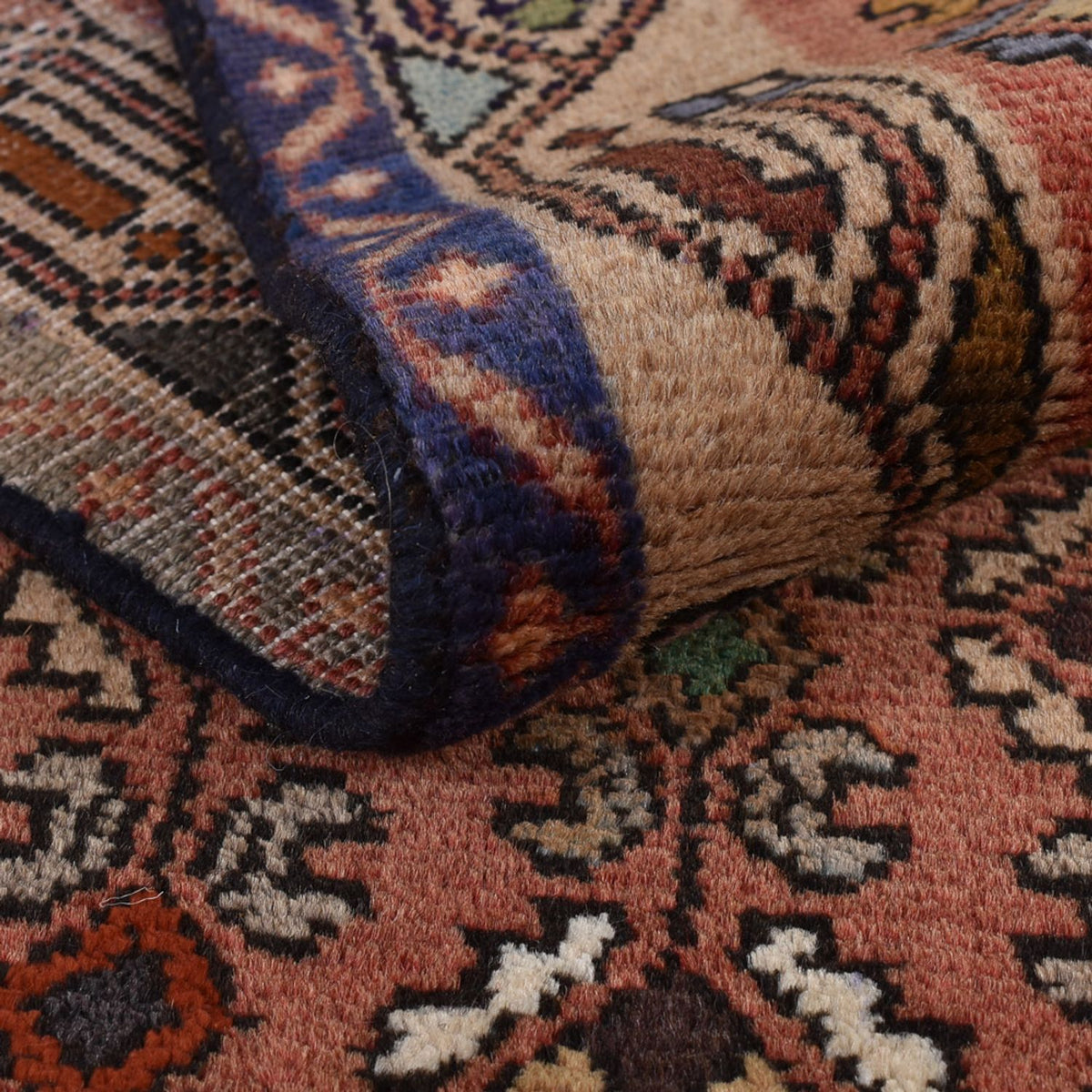 Tapis de couloir Tapis persan - Nomadic - 278 x 78 cm - rouge clair