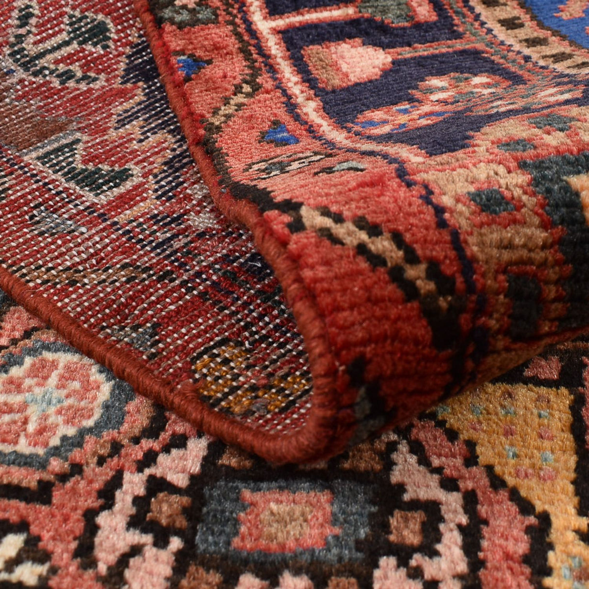 Tapis persan - Nomadic - 168 x 108 cm - rouge clair