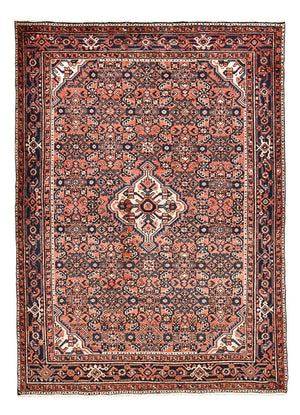 Tapis persan - Nomadic - 208 x 147 cm - rouge clair