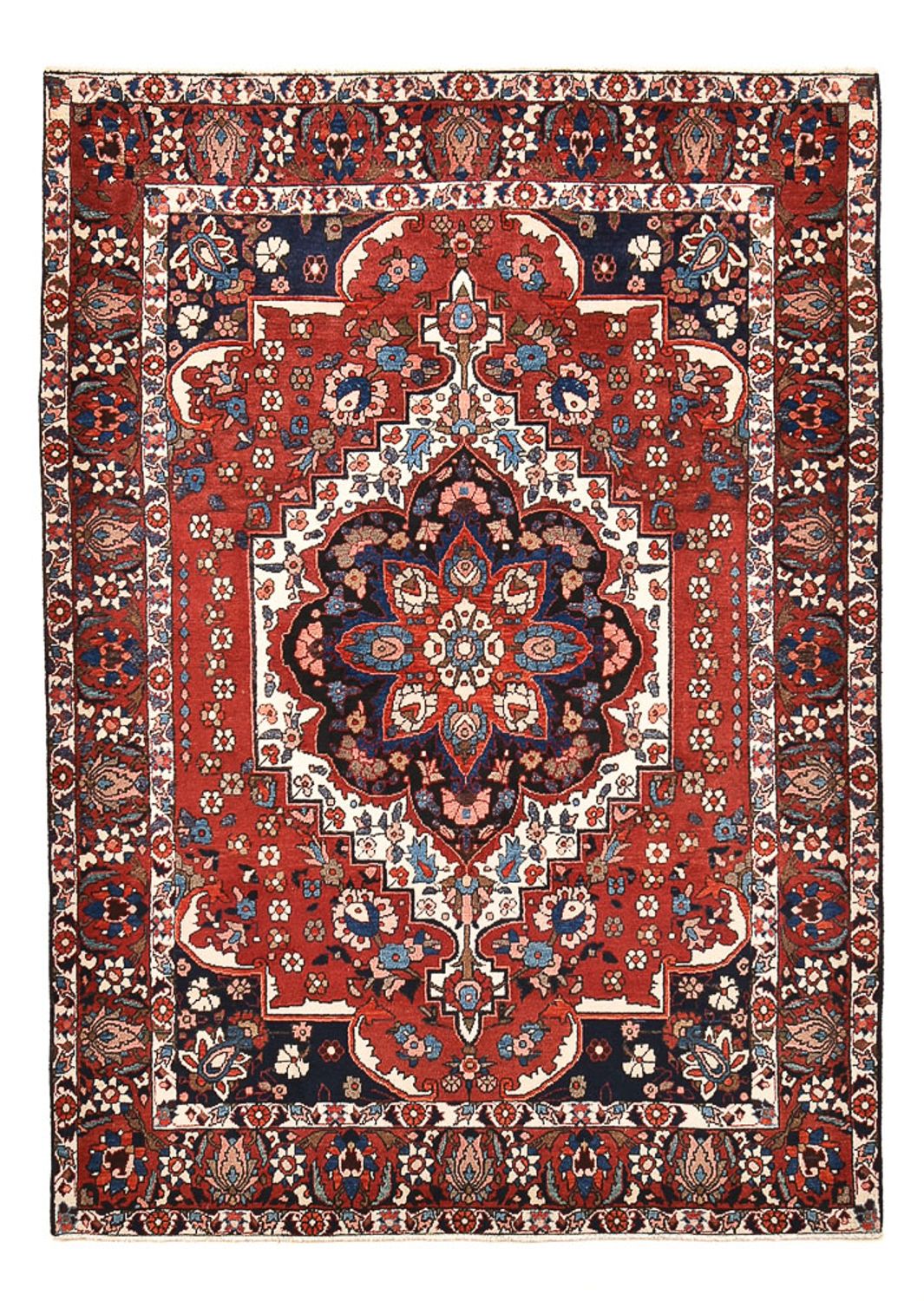 Tapis persan - Nomadic - 205 x 142 cm - rouge