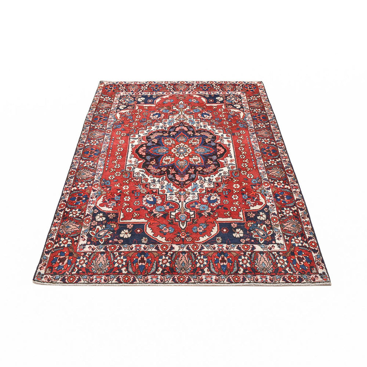 Tapis persan - Nomadic - 205 x 142 cm - rouge