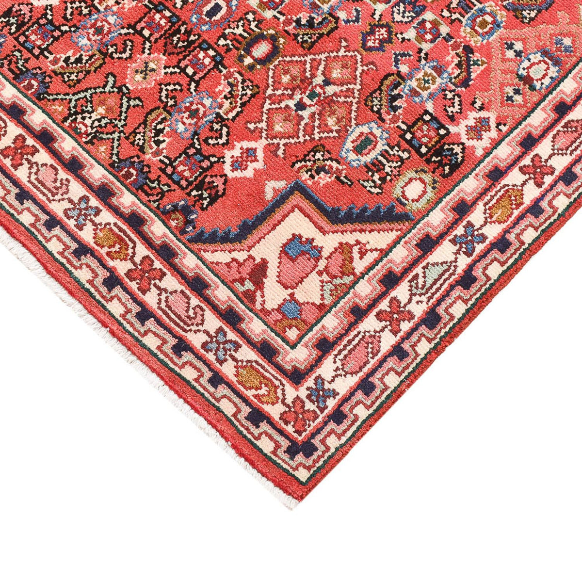 Tapis persan - Nomadic - 142 x 87 cm - rouge
