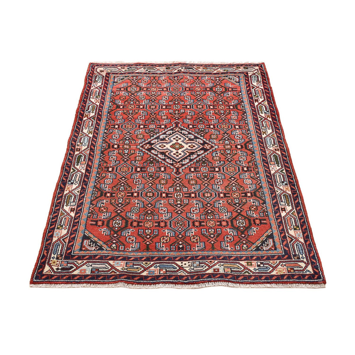 Tapis persan - Nomadic - 142 x 94 cm - rouge