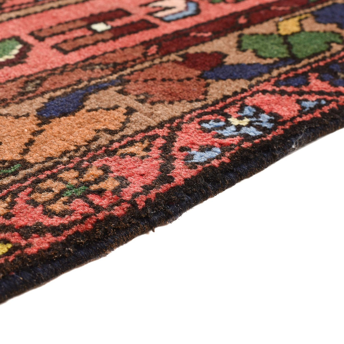 Tapis persan - Nomadic - 155 x 104 cm - rouge clair