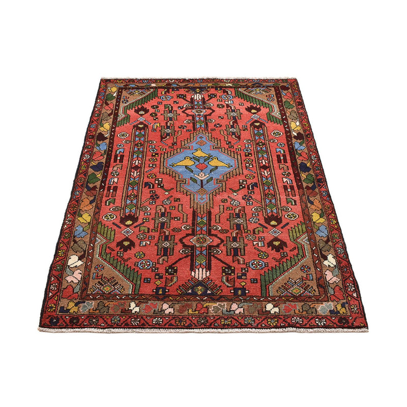 Tapis persan - Nomadic - 155 x 104 cm - rouge clair
