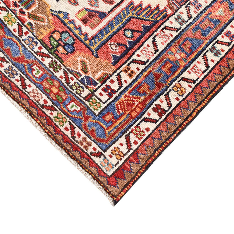 Tapis persan - Nomadic - 126 x 93 cm - multicolore