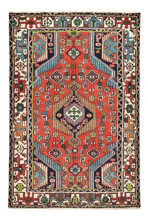 Tapis persan - Nomadic - 145 x 96 cm - rouge