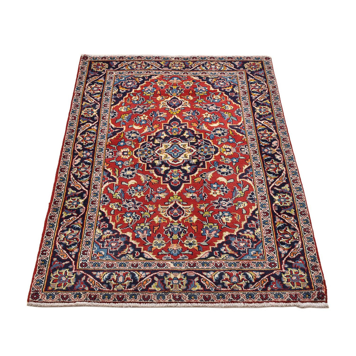 Tapis persan - Keshan - 143 x 93 cm - rouge