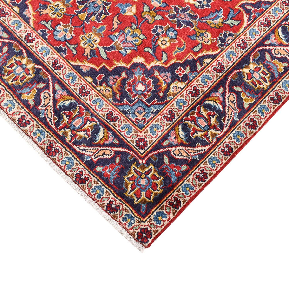 Tapis persan - Keshan - 150 x 100 cm - rouge