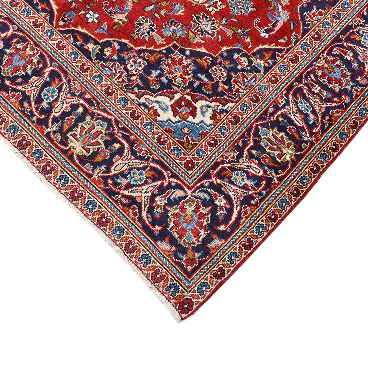 Tapis persan - Keshan - 255 x 151 cm - rouge