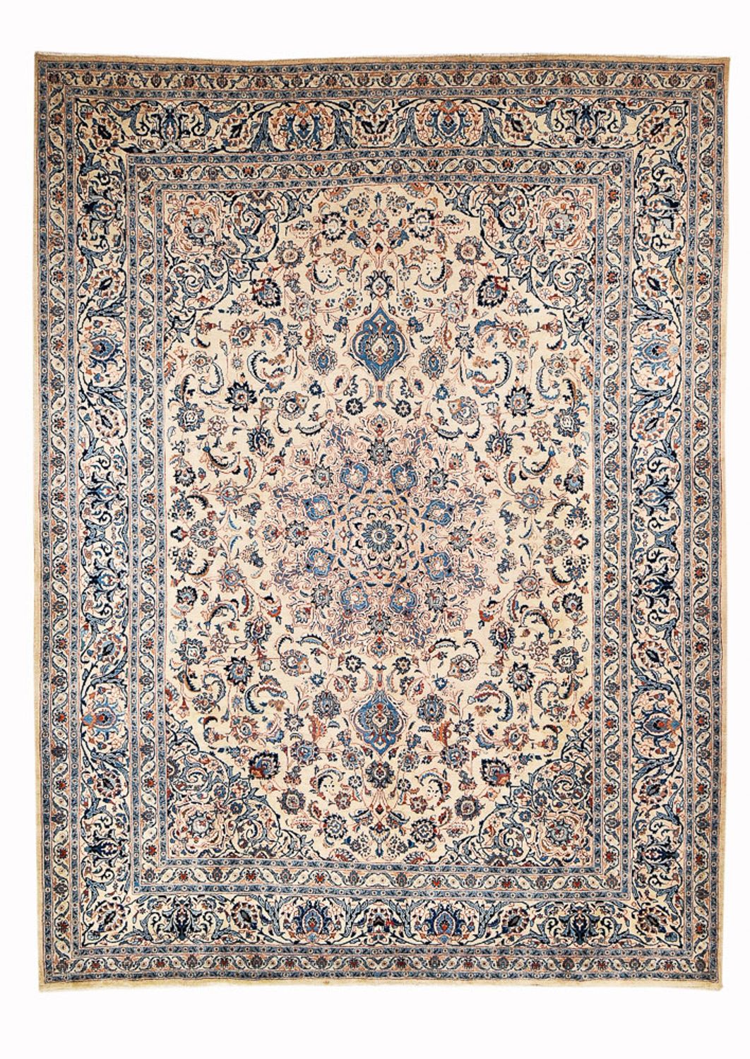 Tapis persan - Classique - 397 x 298 cm - beige