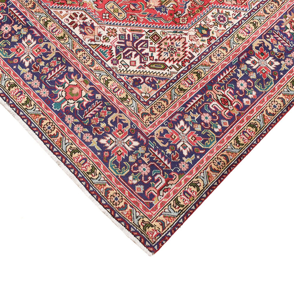 Tapis persan - Tabriz - 293 x 203 cm - rouge