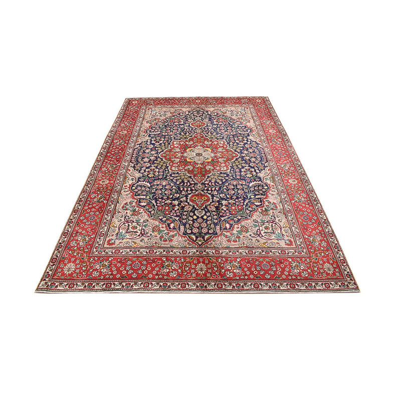 Tapis persan - Tabriz - 300 x 202 cm - bleu foncé