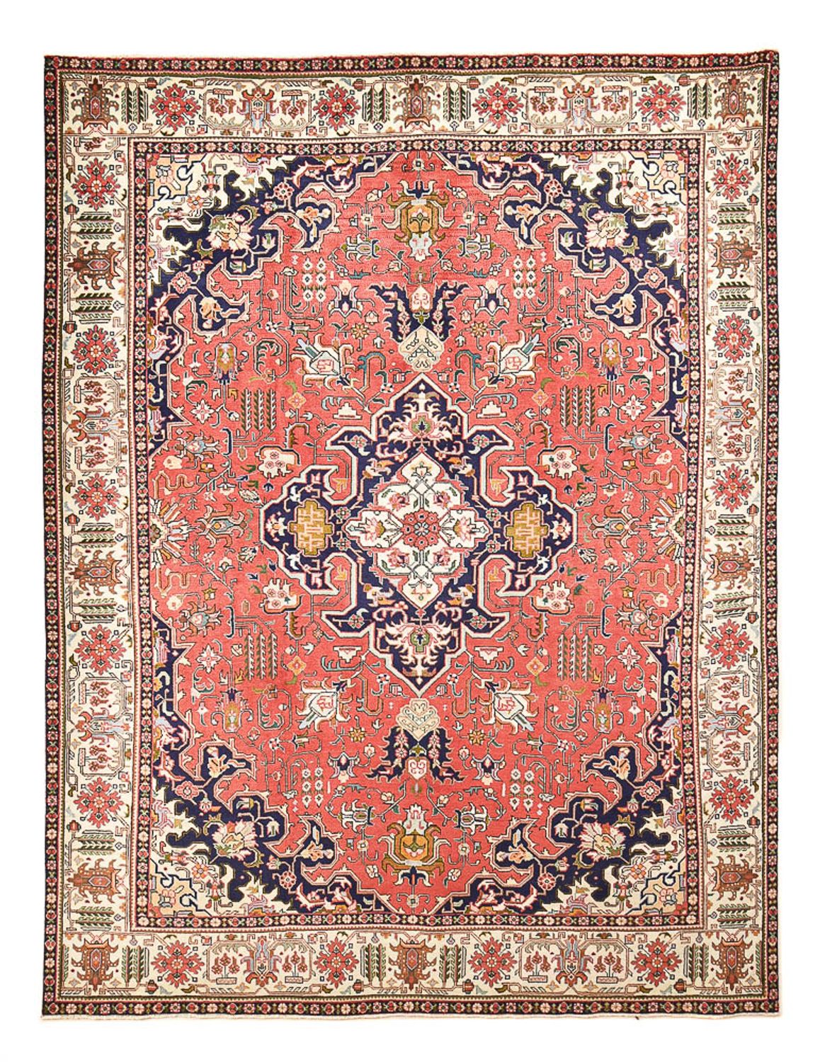 Tapis persan - Tabriz - 335 x 257 cm - rouge clair