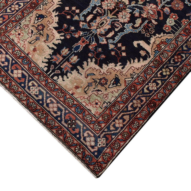 Tapis de couloir Tapis persan - Nomadic - 322 x 102 cm - bleu foncé