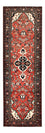 Tapis de couloir Tapis persan - Nomadic - 346 x 114 cm - rouge