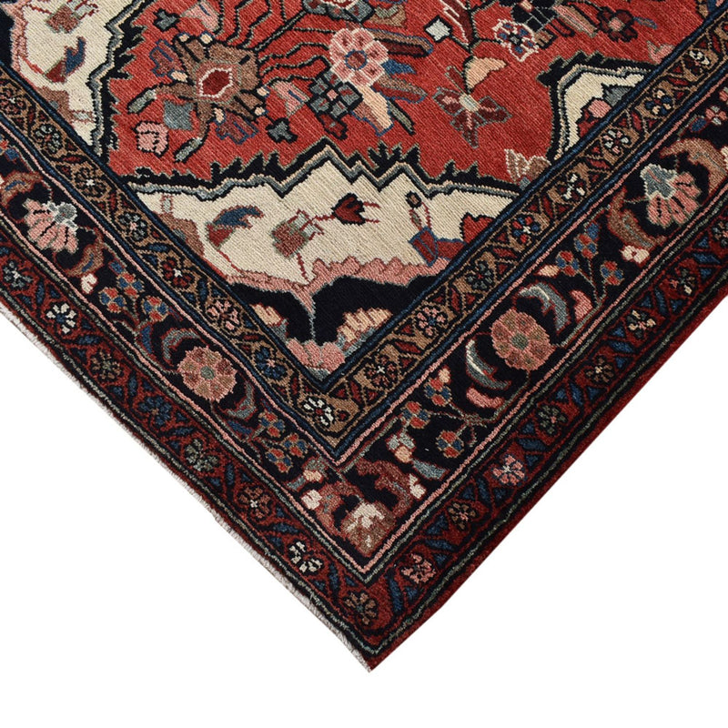 Tapis de couloir Tapis persan - Nomadic - 346 x 114 cm - rouge
