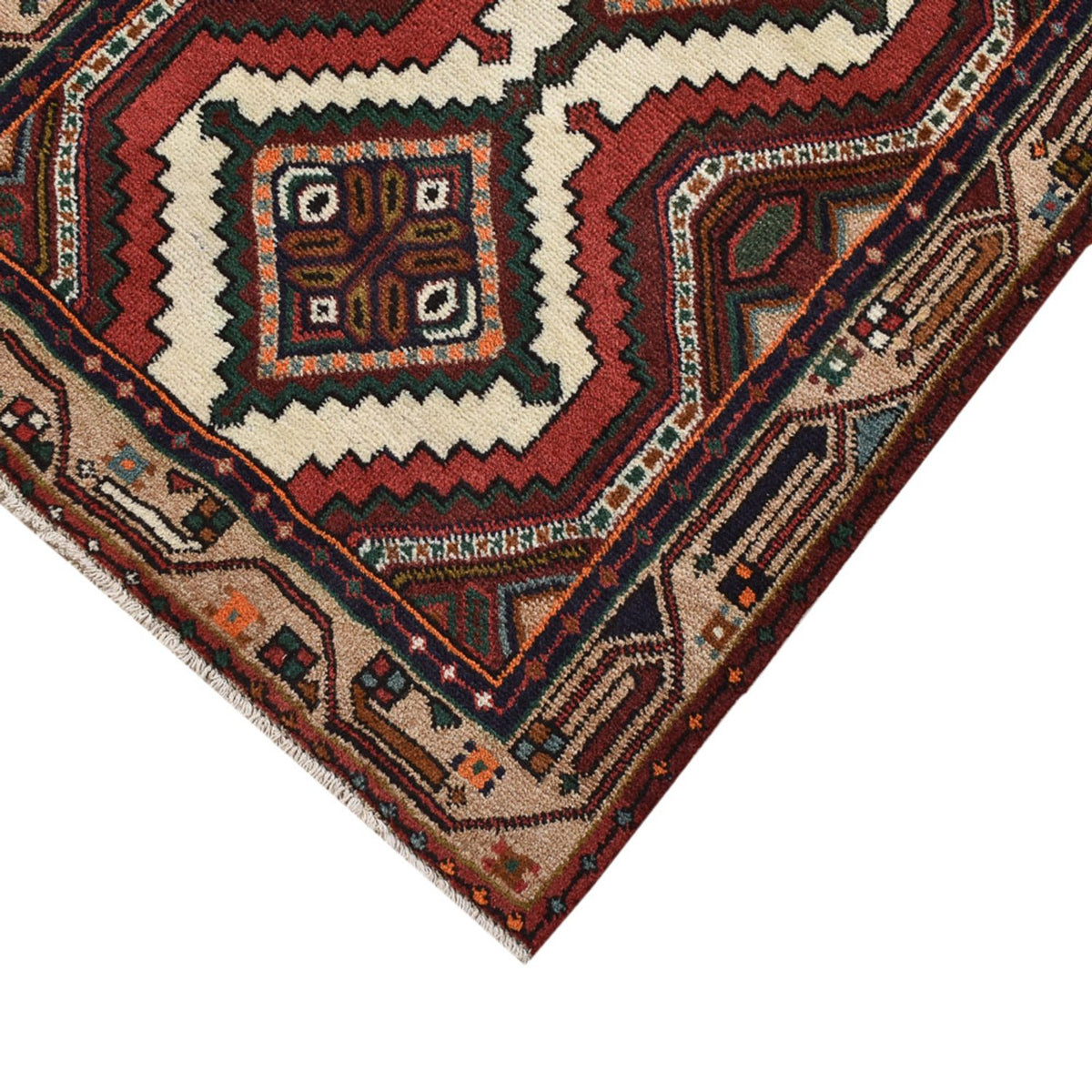 Tapis de couloir Tapis persan - Nomadic - 295 x 73 cm - multicolore