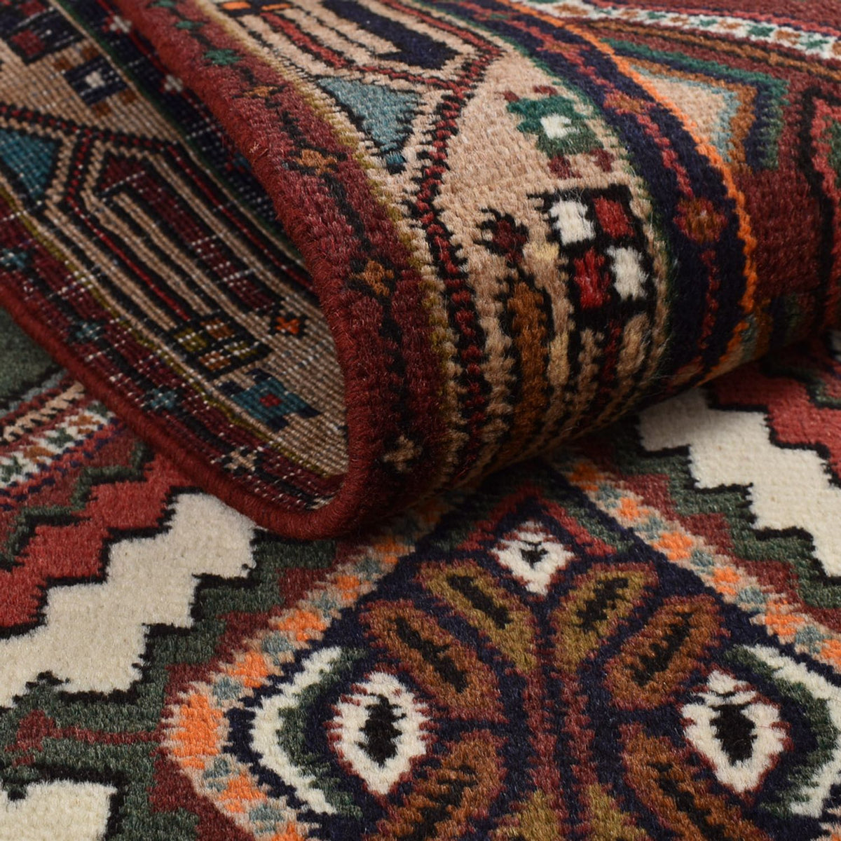 Tapis de couloir Tapis persan - Nomadic - 295 x 73 cm - multicolore