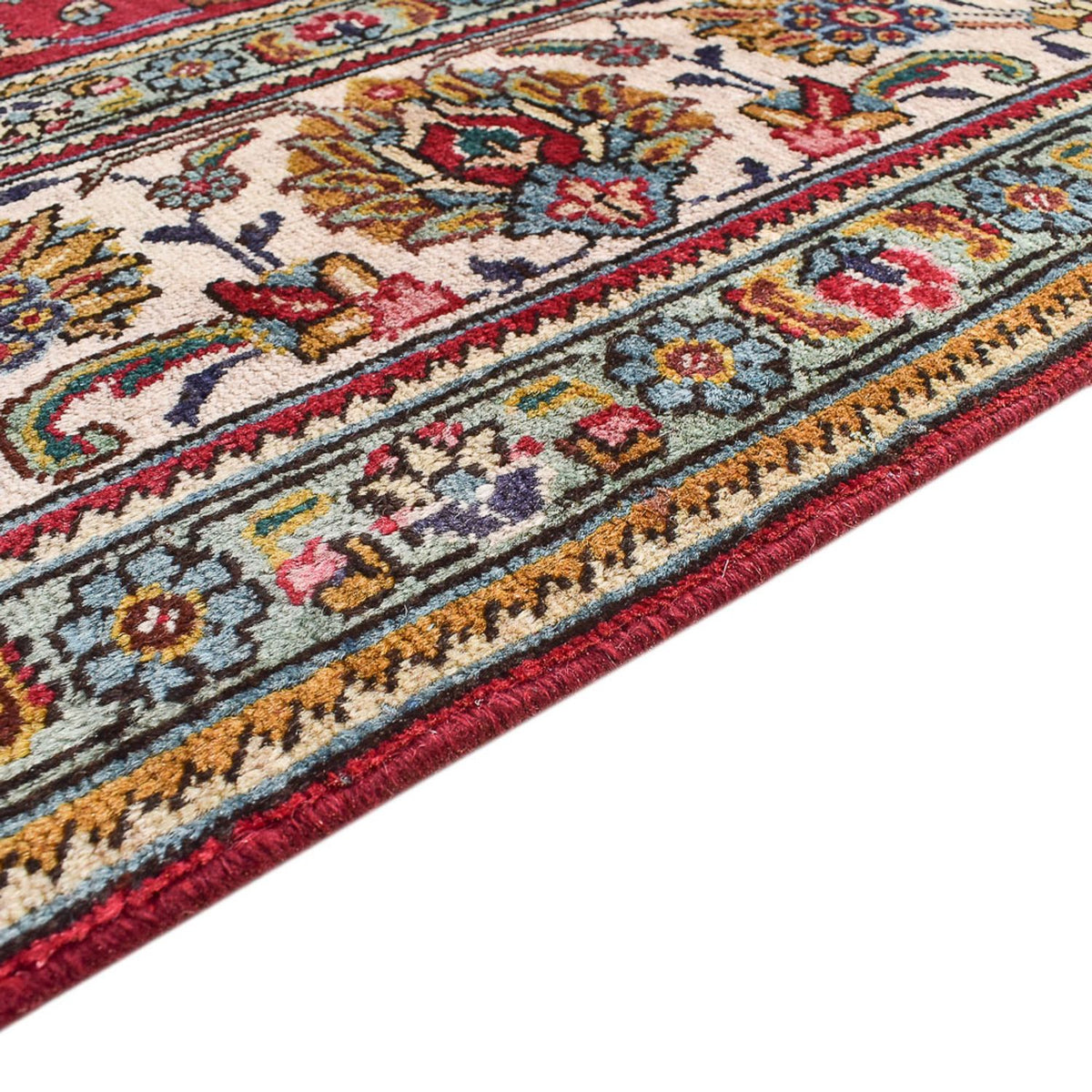 Tapis persan - Tabriz - 342 x 240 cm - rouge