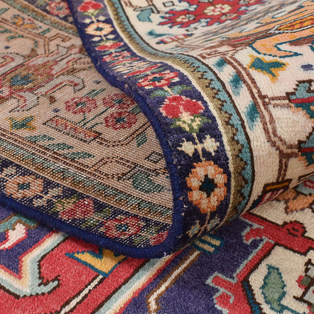 Tapis persan - Tabriz - 343 x 255 cm - rouge