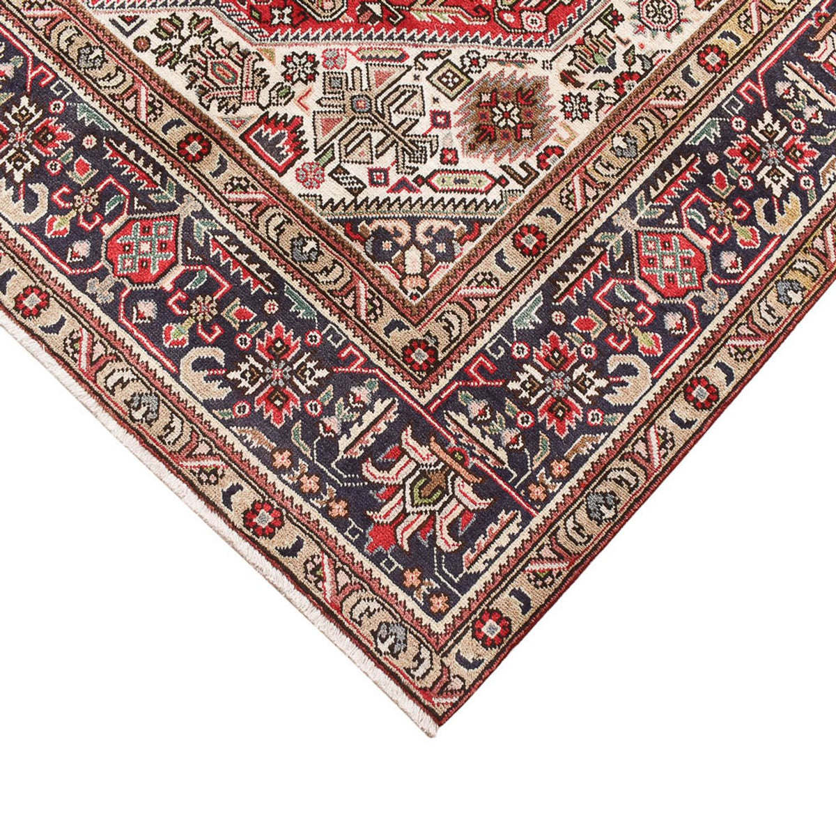 Tapis persan - Tabriz - 290 x 196 cm - rouge