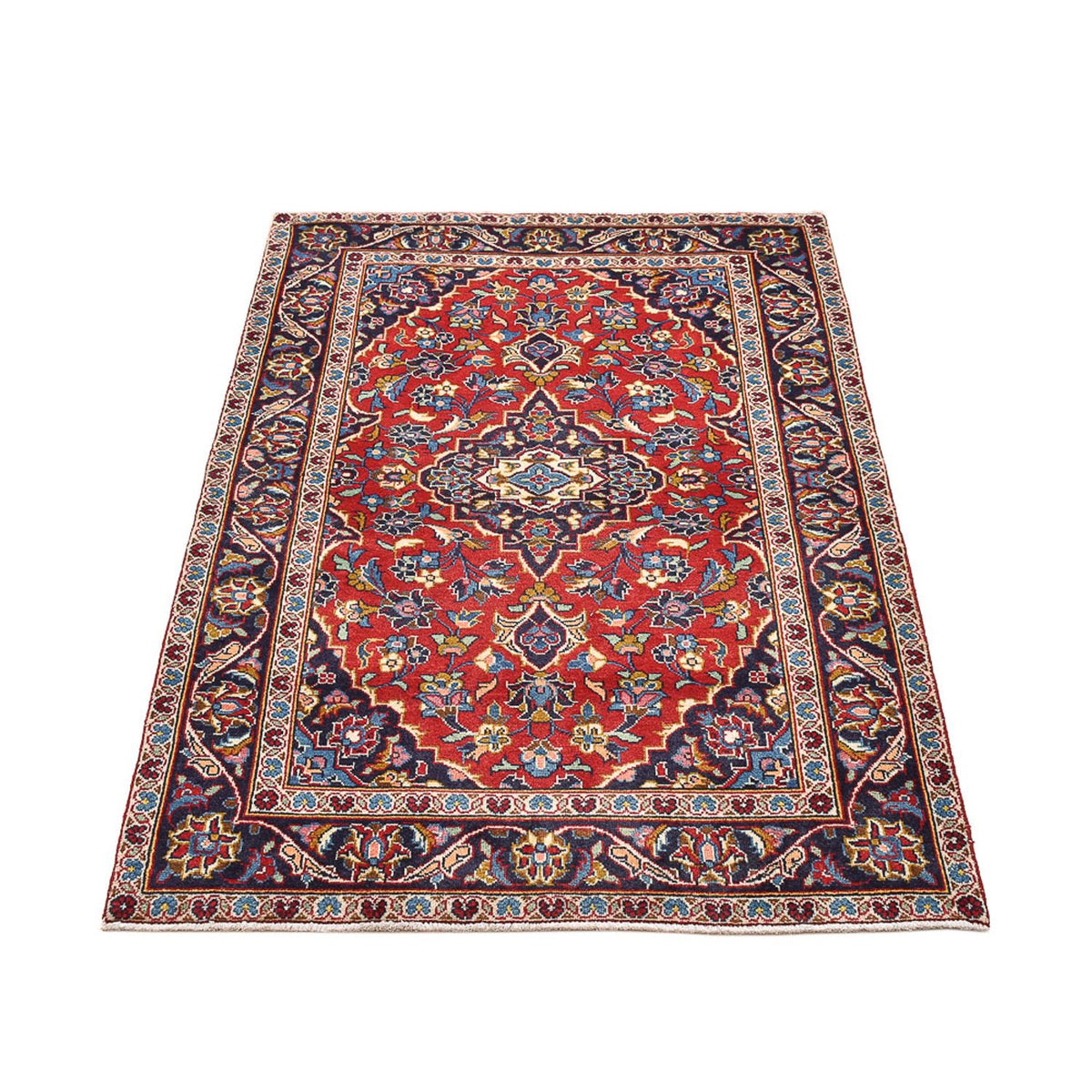 Tapis persan - Keshan - 147 x 97 cm - rouge