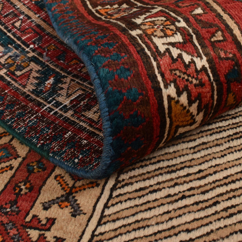 Tapis de couloir Tapis persan - Nomadic - 332 x 100 cm - rouge