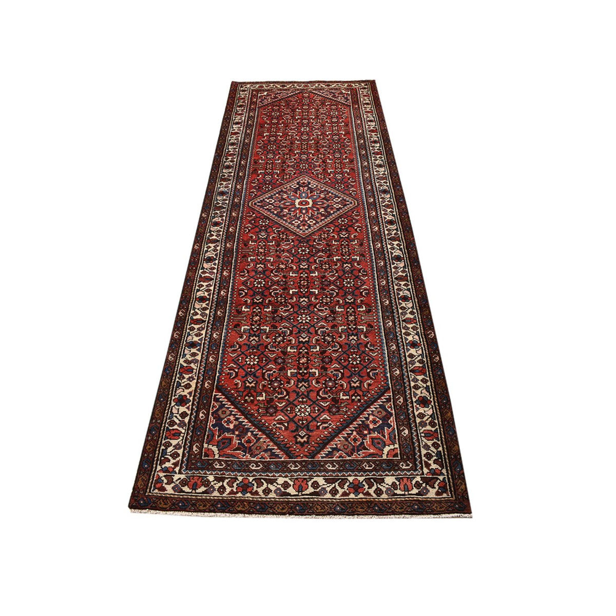 Tapis de couloir Tapis persan - Nomadic - 315 x 104 cm - rouille