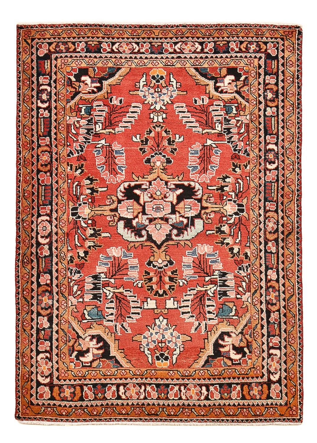 Tapis persan - Nomadic - 159 x 112 cm - rouge