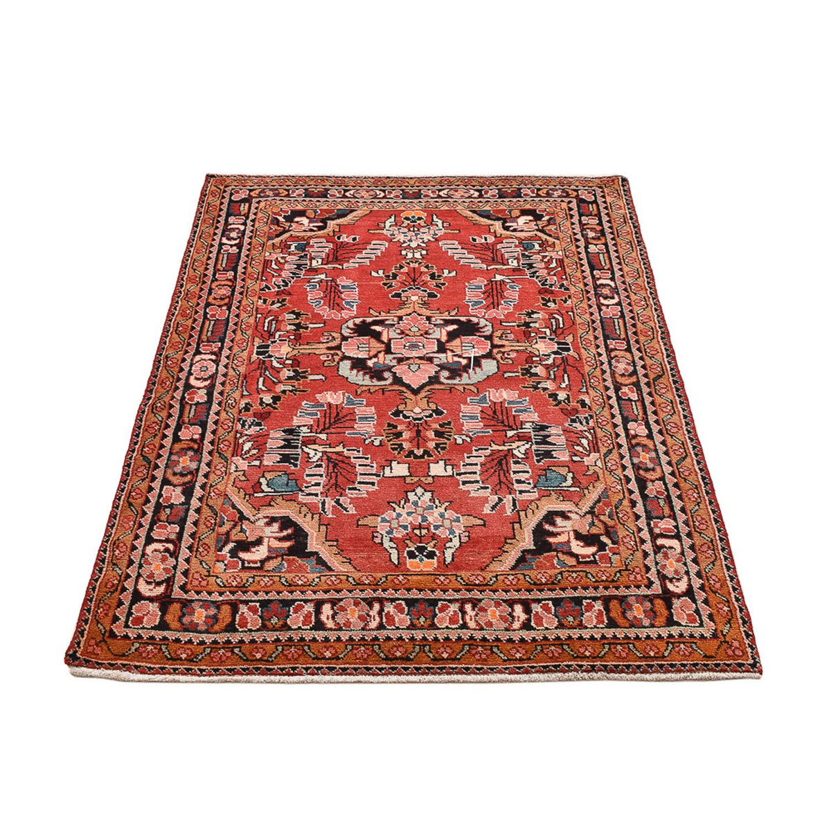 Tapis persan - Nomadic - 159 x 112 cm - rouge