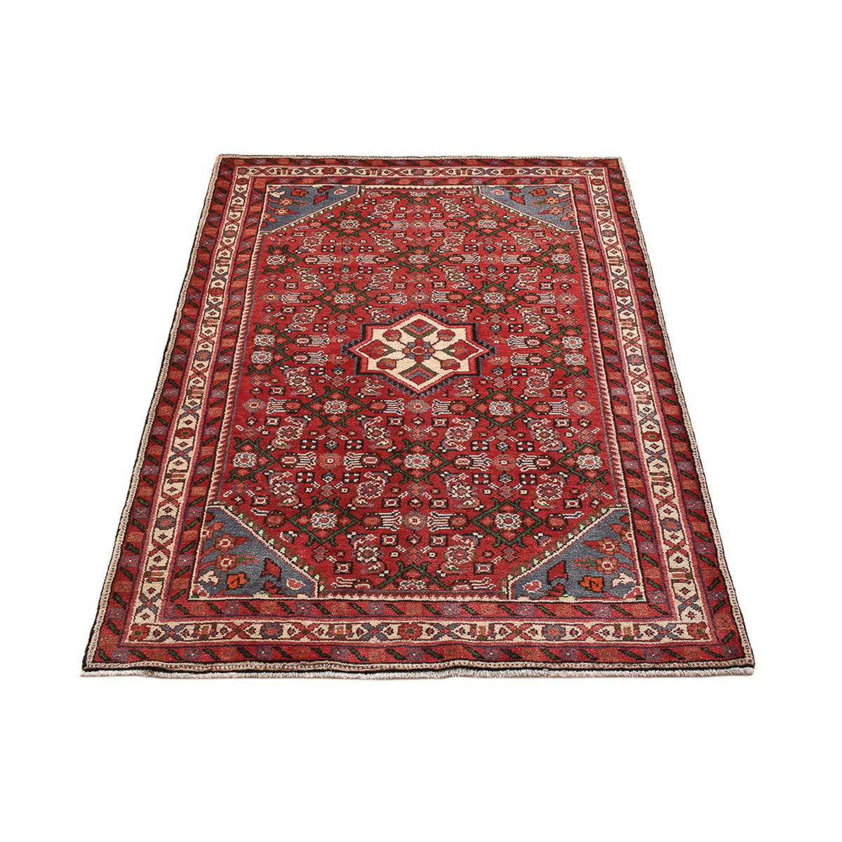 Tapis persan - Nomadic - 156 x 105 cm - rouge