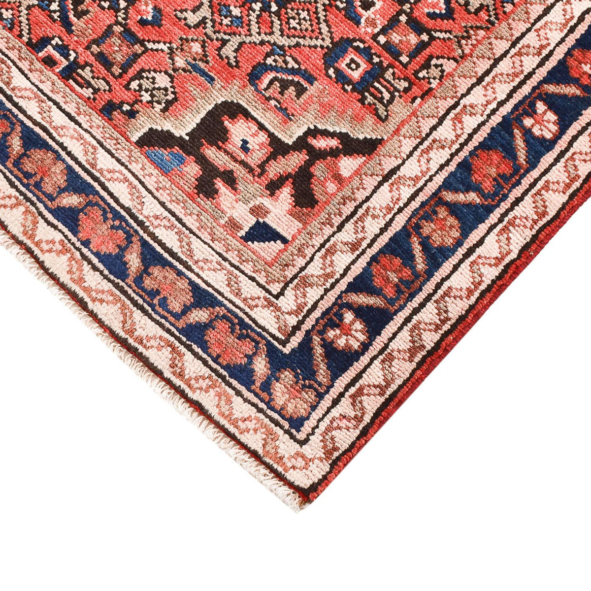 Tapis persan - Nomadic - 153 x 108 cm - rouge clair