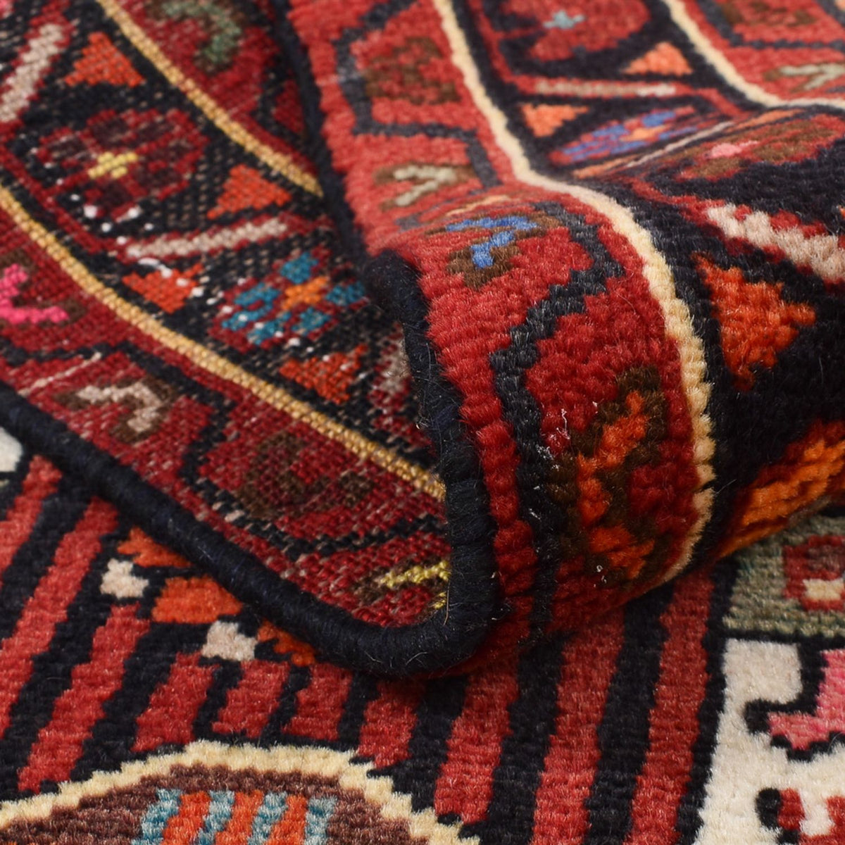 Tapis persan - Nomadic - 130 x 88 cm - rouge