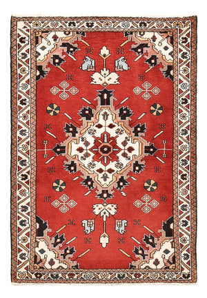 Tapis persan - Nomadic - 133 x 90 cm - rouge