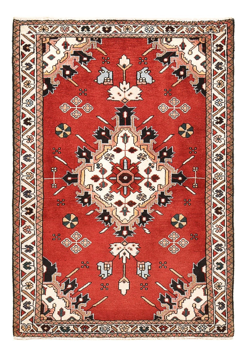 Tapis persan - Nomadic - 133 x 90 cm - rouge