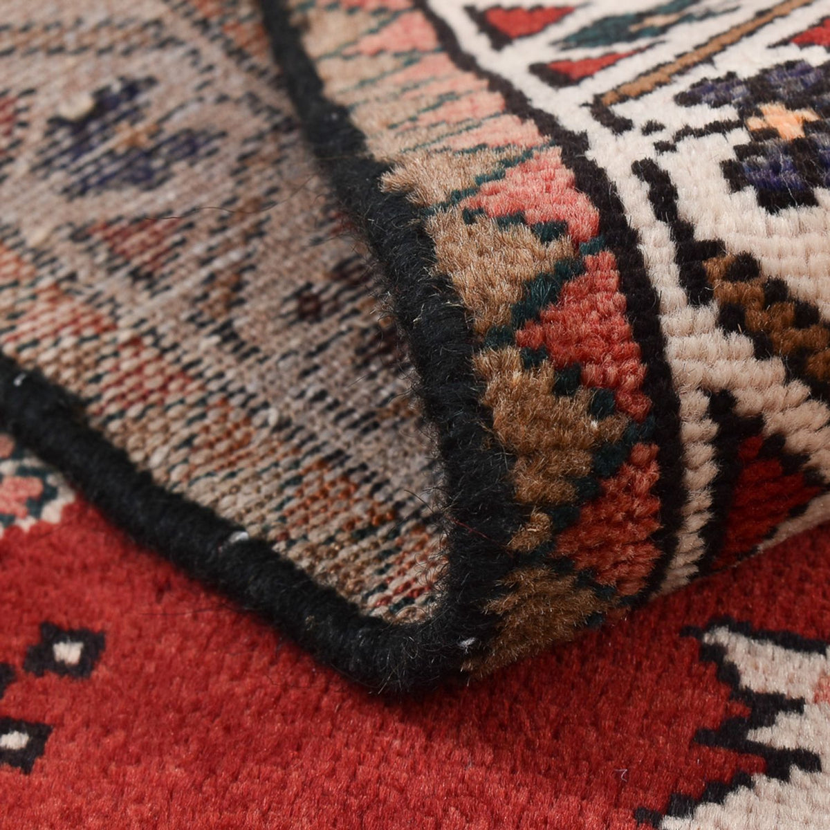 Tapis persan - Nomadic - 133 x 90 cm - rouge