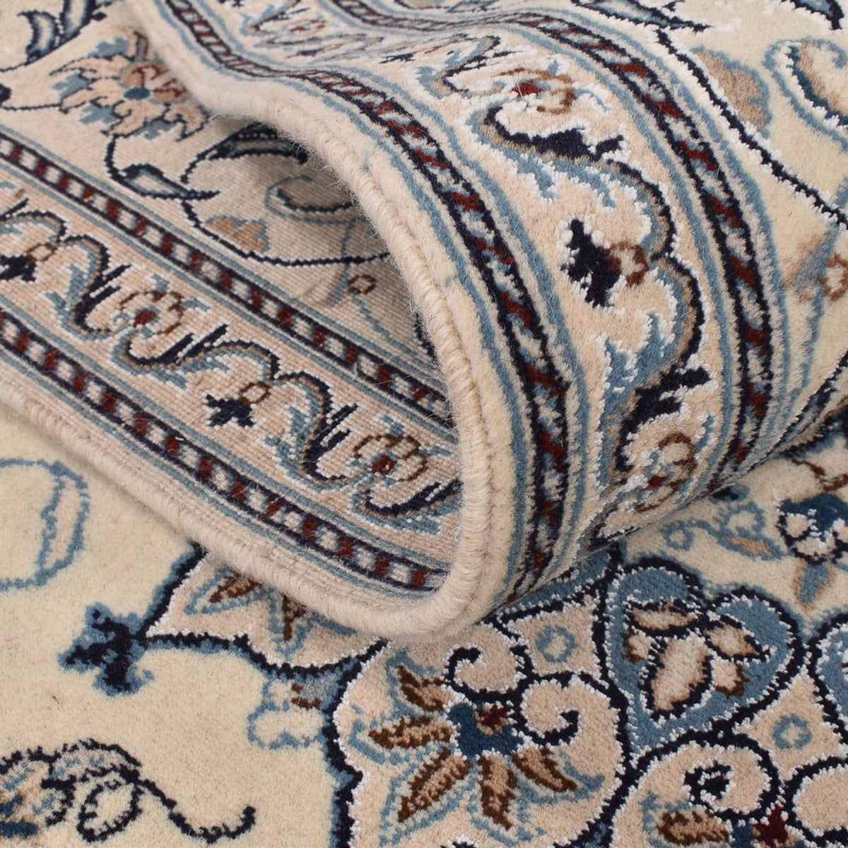 Tapis persan - Nain - 300 x 200 cm - sable