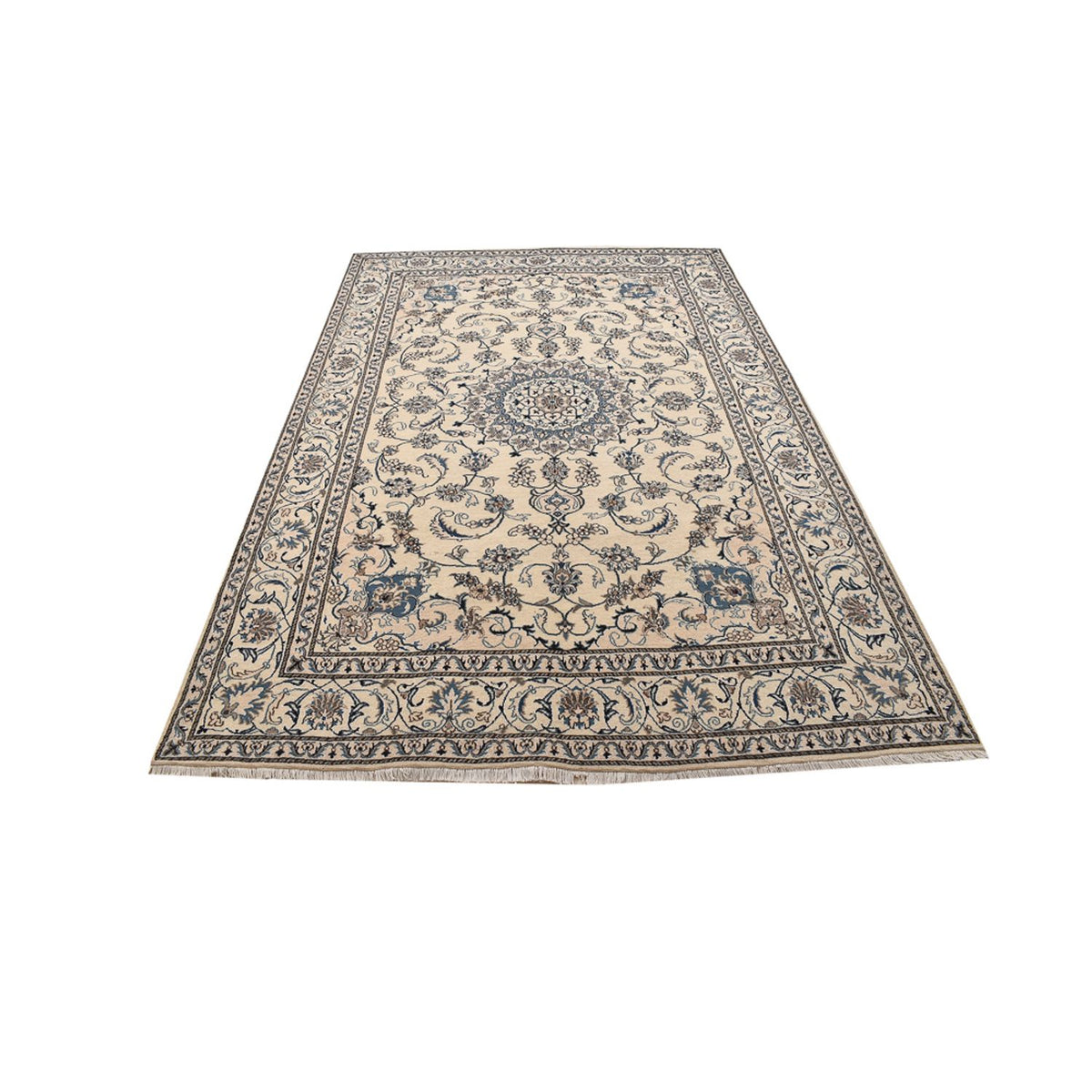 Tapis persan - Nain - 300 x 198 cm - sable