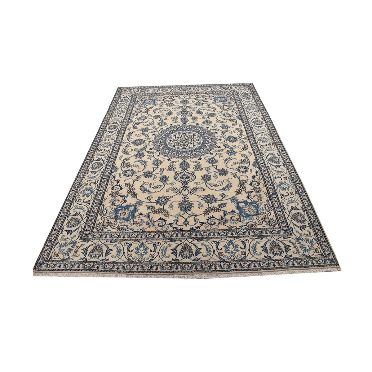 Tapis persan - Nain - 293 x 200 cm - sable