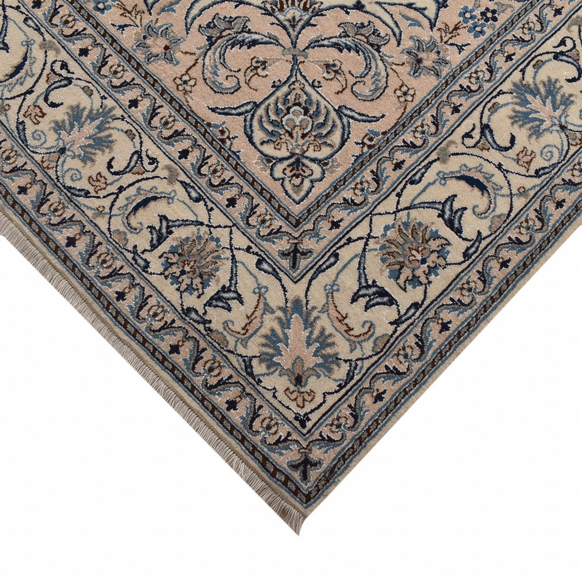 Tapis persan - Nain - 293 x 198 cm - sable