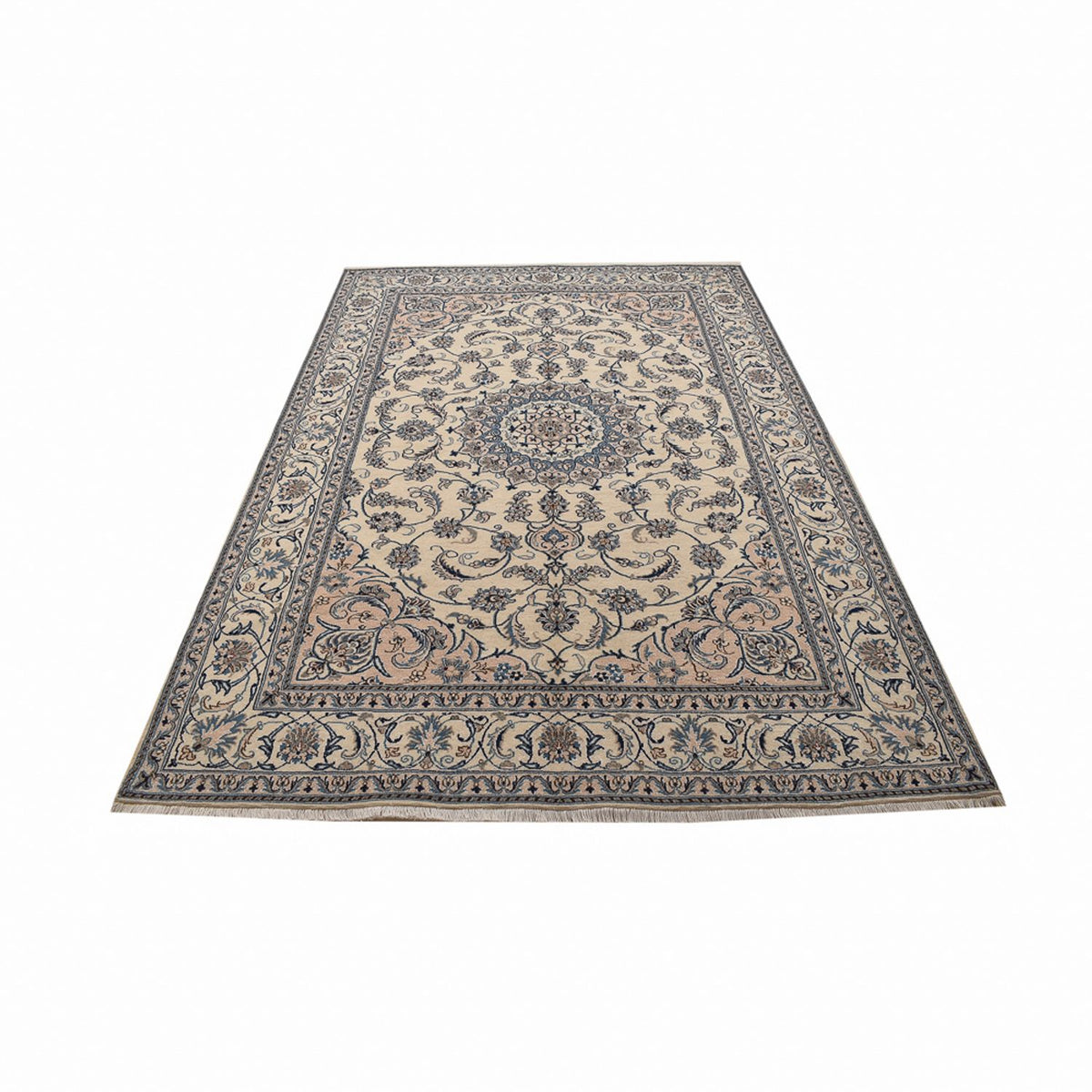 Tapis persan - Nain - 293 x 198 cm - sable