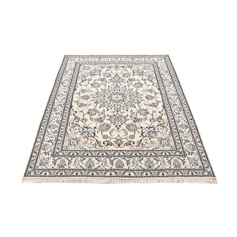 Tapis persan - Nain - 202 x 150 cm - beige clair
