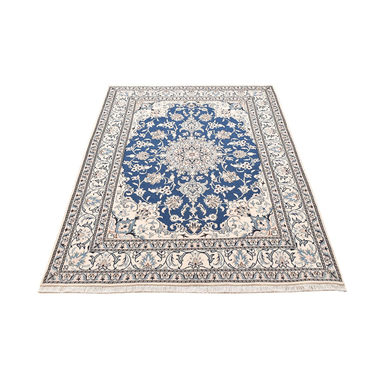 Tapis persan - Nain - 205 x 149 cm - bleu
