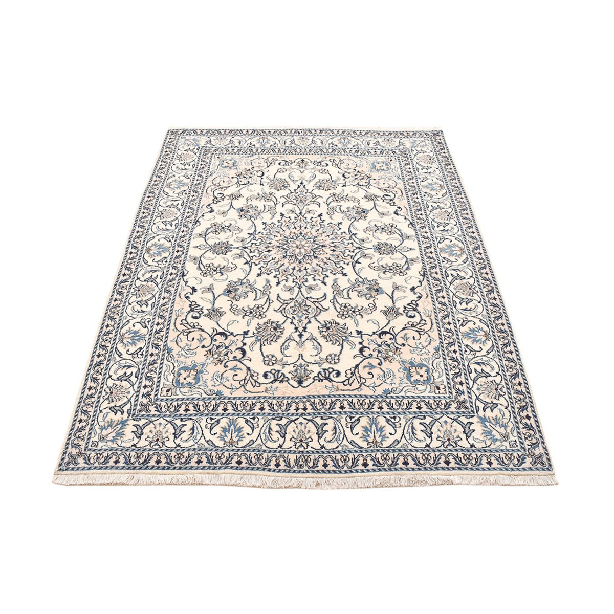 Tapis persan - Nain - 207 x 152 cm - beige clair