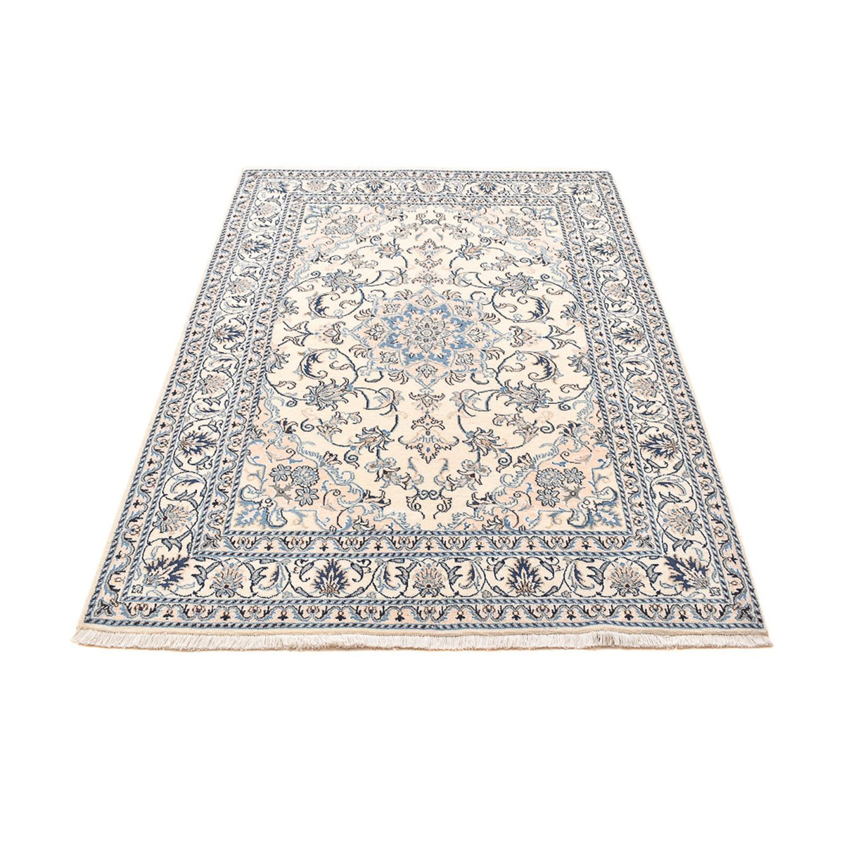 Tapis persan - Nain - 203 x 148 cm - beige clair
