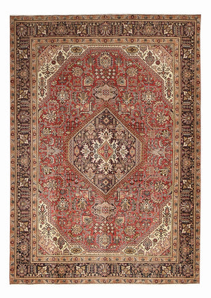 Tapis persan - Tabriz - 348 x 245 cm - rouge clair