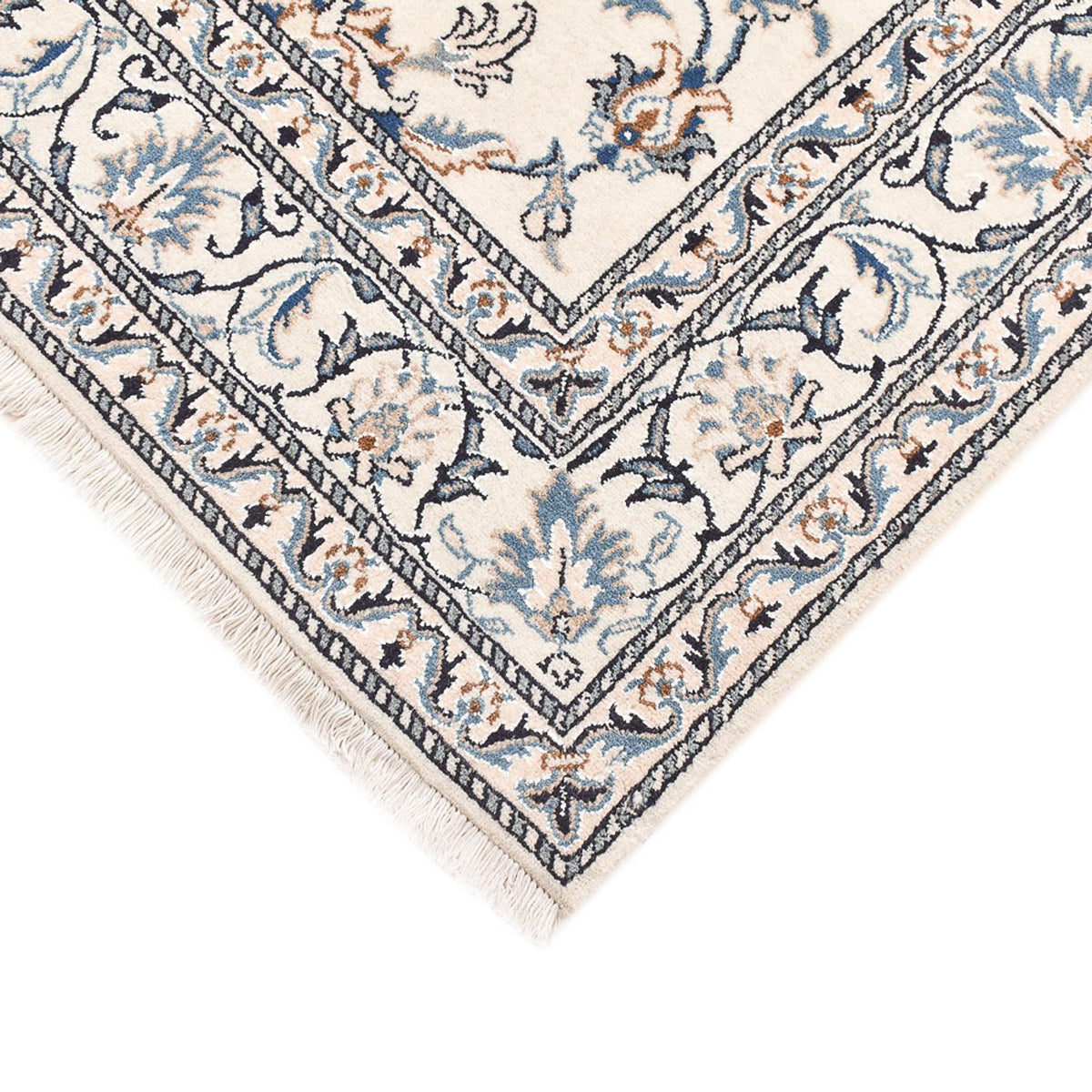 Tapis persan - Nain - 200 x 144 cm - beige clair
