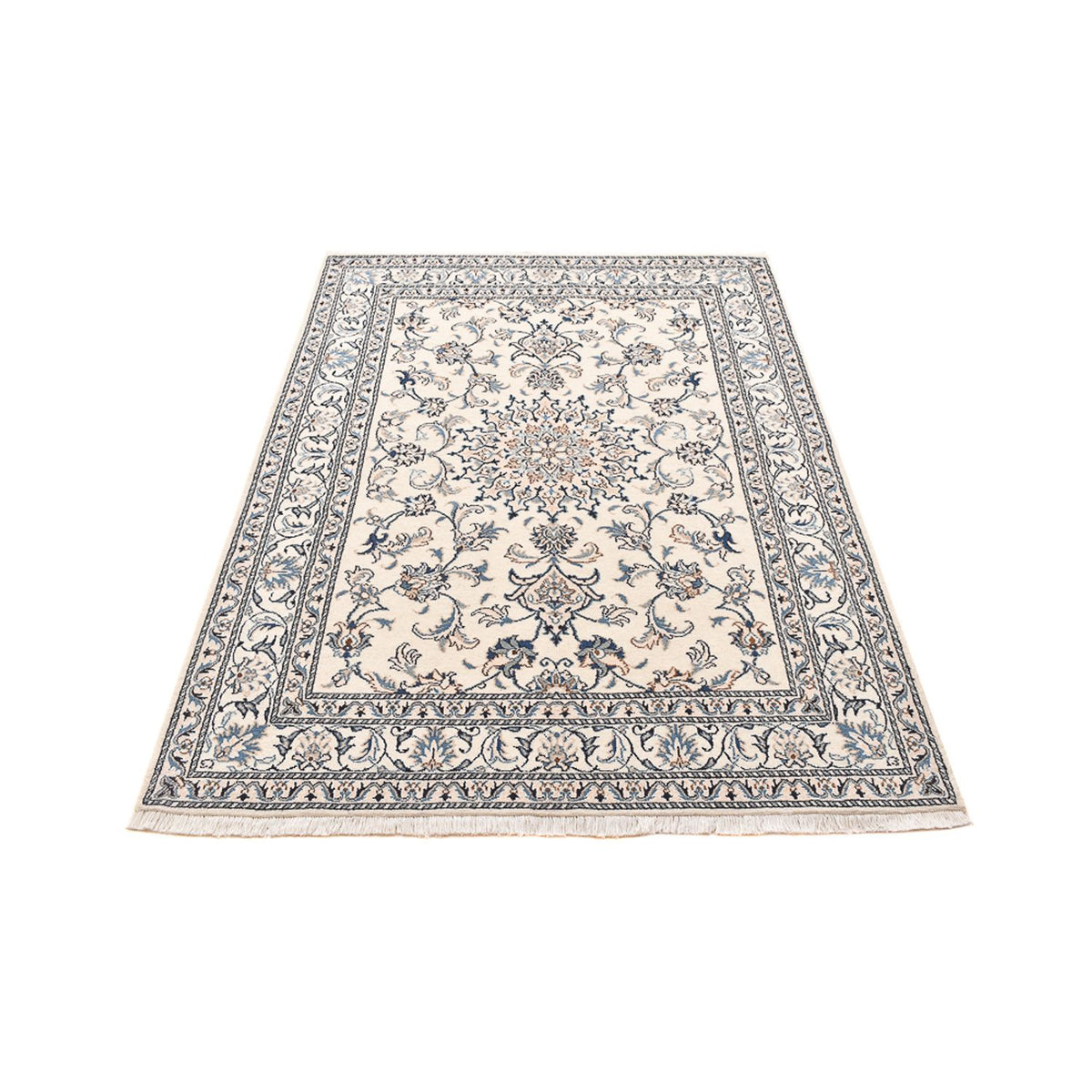 Tapis persan - Nain - 200 x 144 cm - beige clair